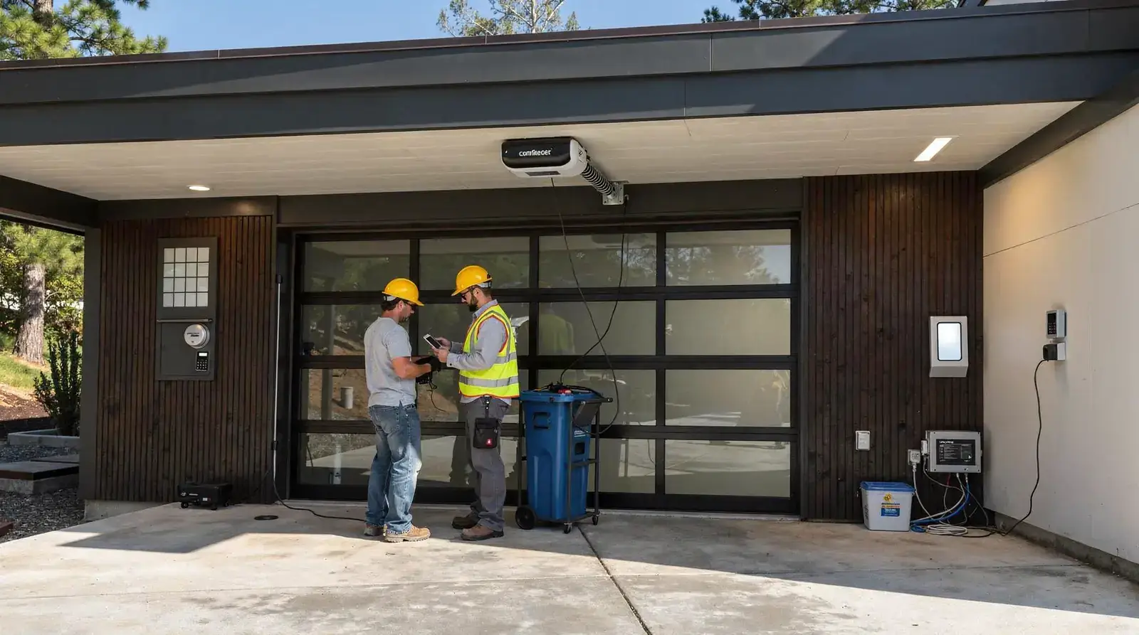 Modern garage door openers provide quiet operation, enhanced security, and convenient smart access features